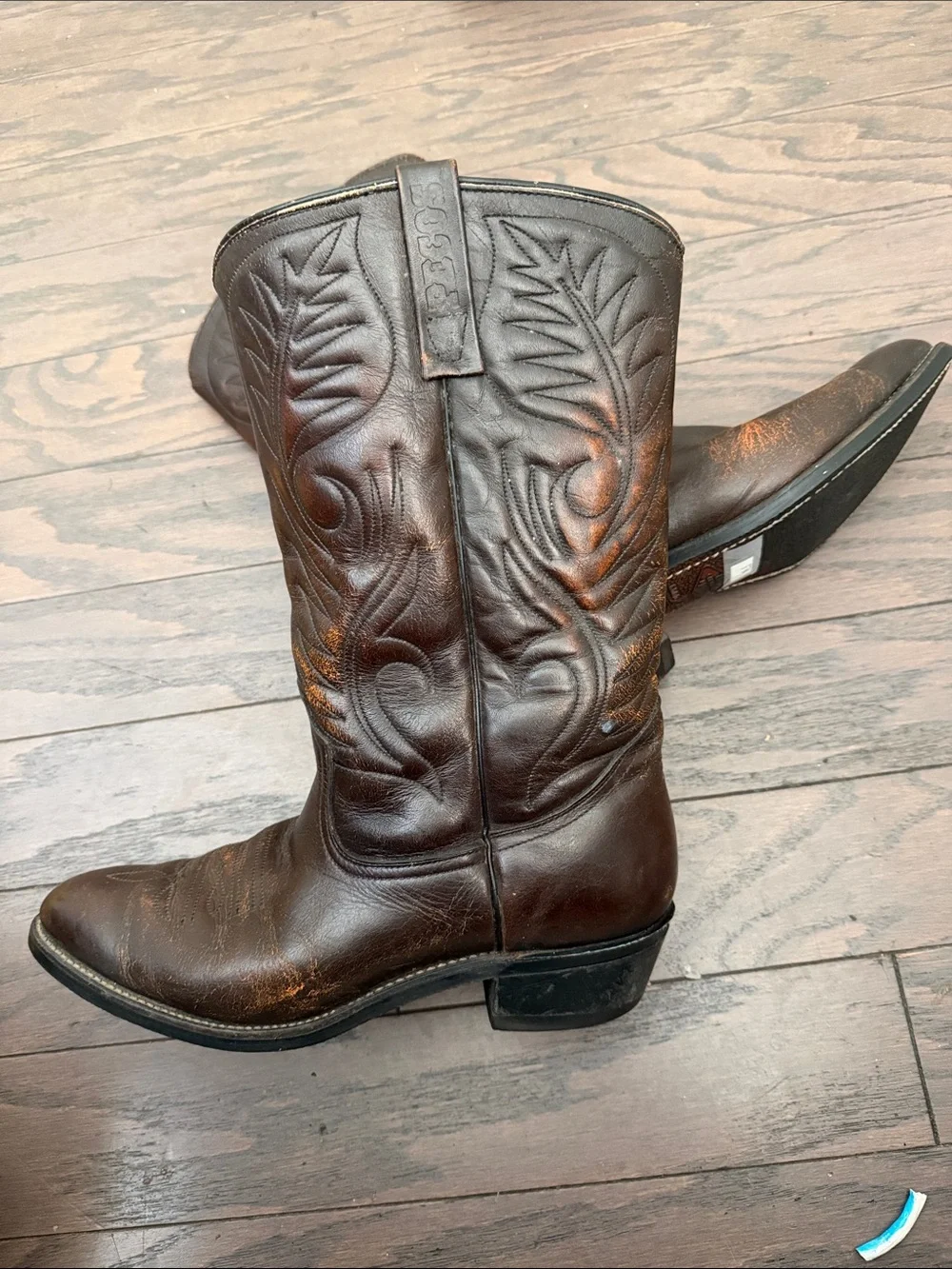 Red Wing Pecos 9801 Brown Leather Western Work Boots size 9 D